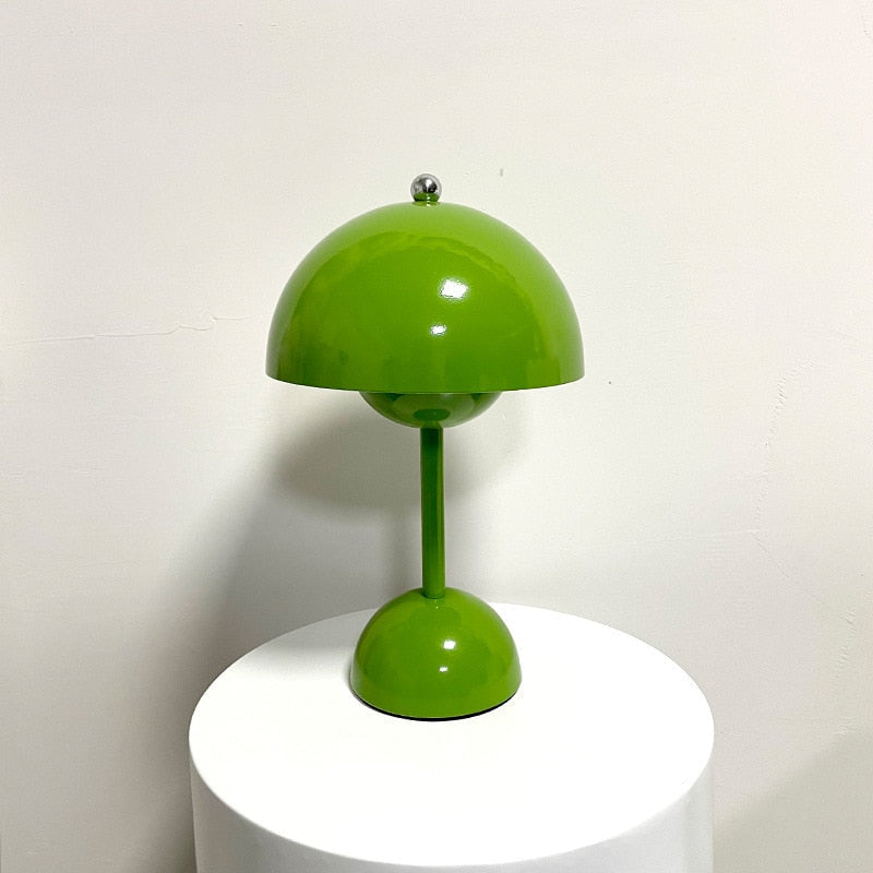 Elegant USB Rechargeable LED Table Lamp with Touch Control and Adjustable Brightness