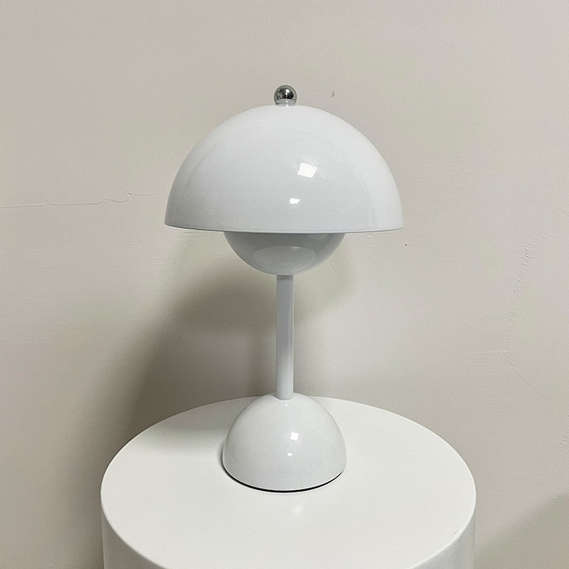 Elegant USB Rechargeable LED Table Lamp with Touch Control and Adjustable Brightness