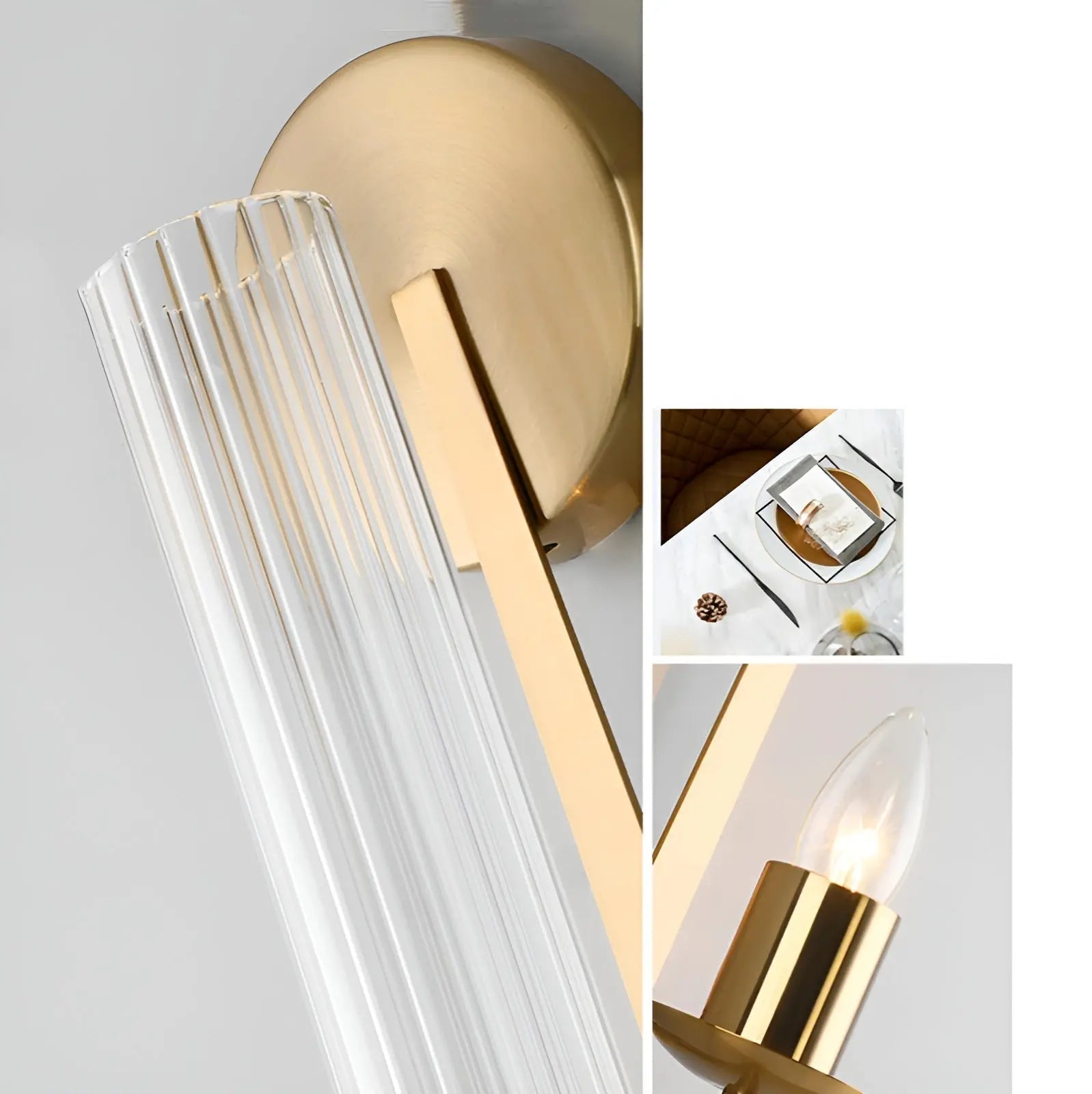 Solstice Luxury Glass Wall Lamp