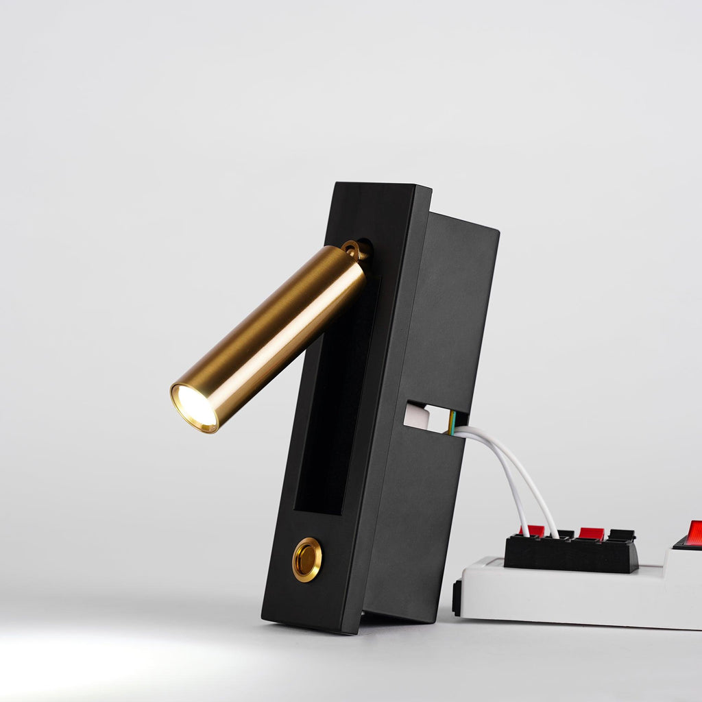 Eingebaute Nachttisch-Wandleuchte