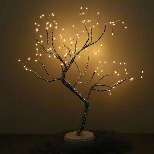 LED Tree Lamp with 108 Mini LEDs – Handmade Decorative Light for Relaxation and Versatile Use