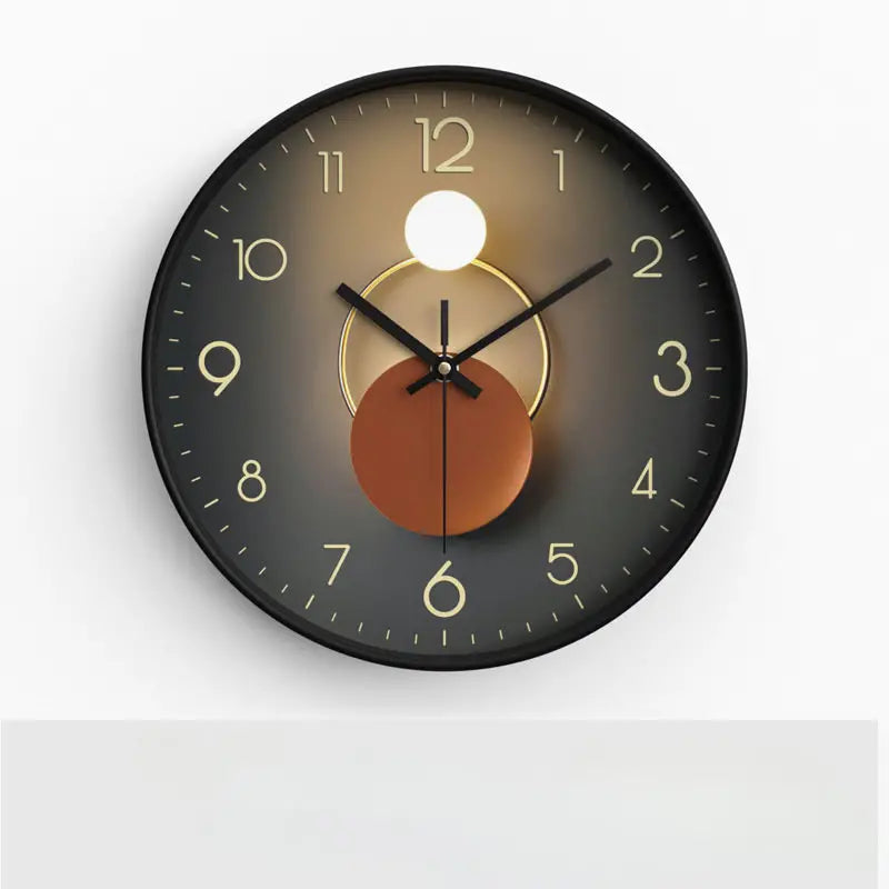 Large Modern Wall Clock with Silent Quartz Movement – Elegant Design for Kitchen and Living Spaces