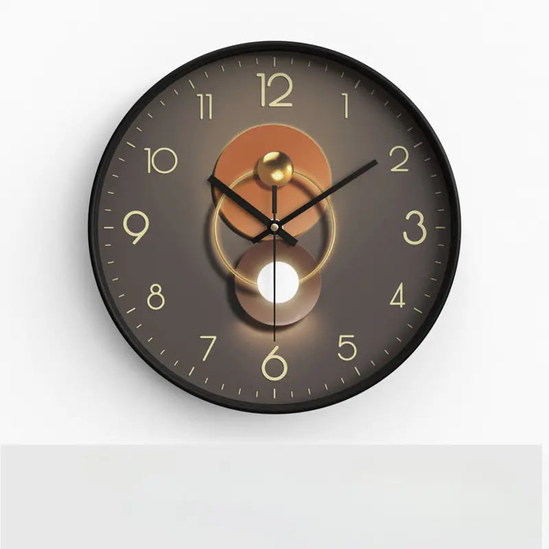 Large Modern Wall Clock with Silent Quartz Movement – Elegant Design for Kitchen and Living Spaces