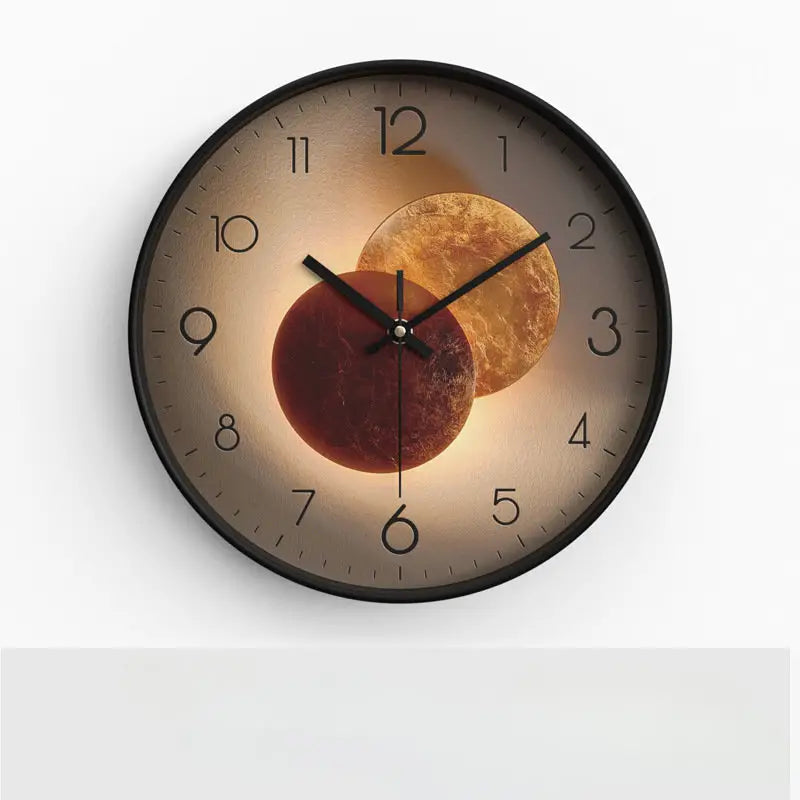 Large Modern Wall Clock with Silent Quartz Movement – Elegant Design for Kitchen and Living Spaces