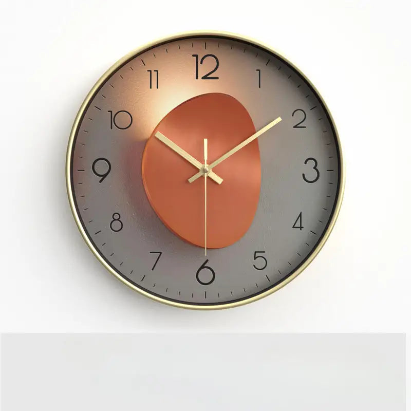 Large Modern Wall Clock with Silent Quartz Movement – Elegant Design for Kitchen and Living Spaces