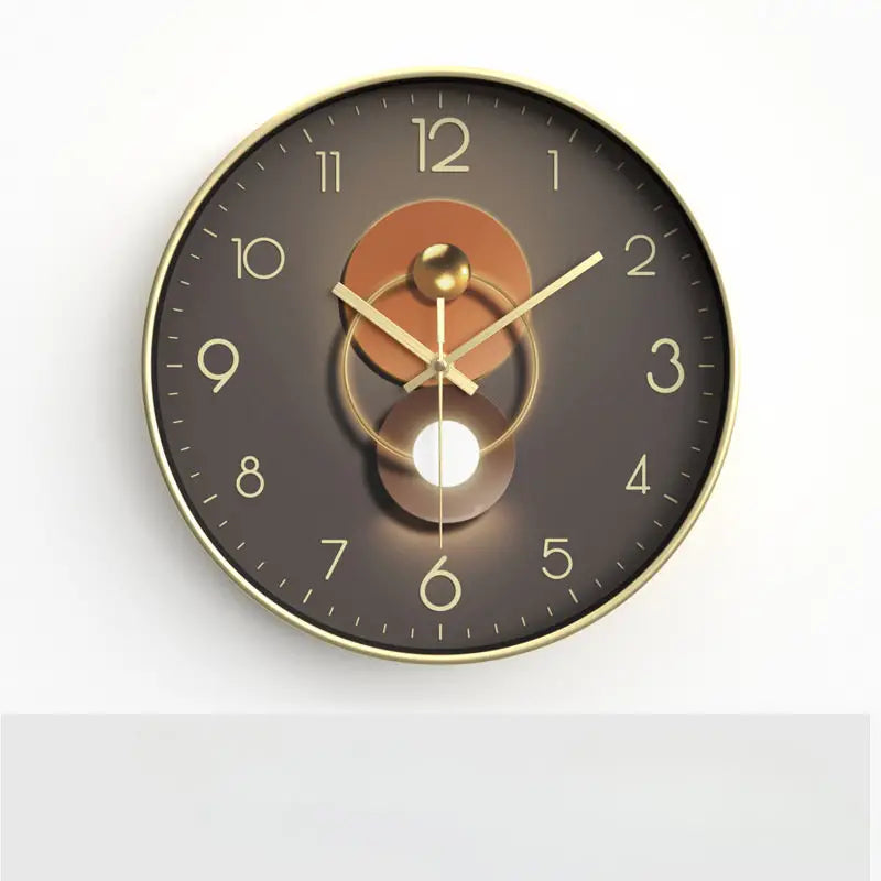 Large Modern Wall Clock with Silent Quartz Movement – Elegant Design for Kitchen and Living Spaces