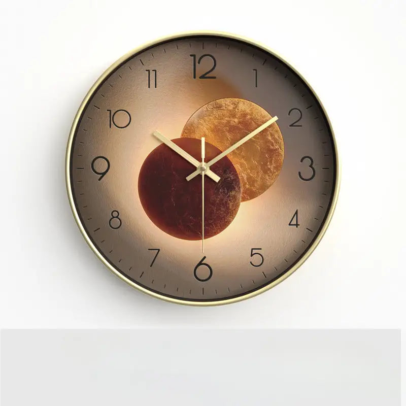Large Modern Wall Clock with Silent Quartz Movement – Elegant Design for Kitchen and Living Spaces