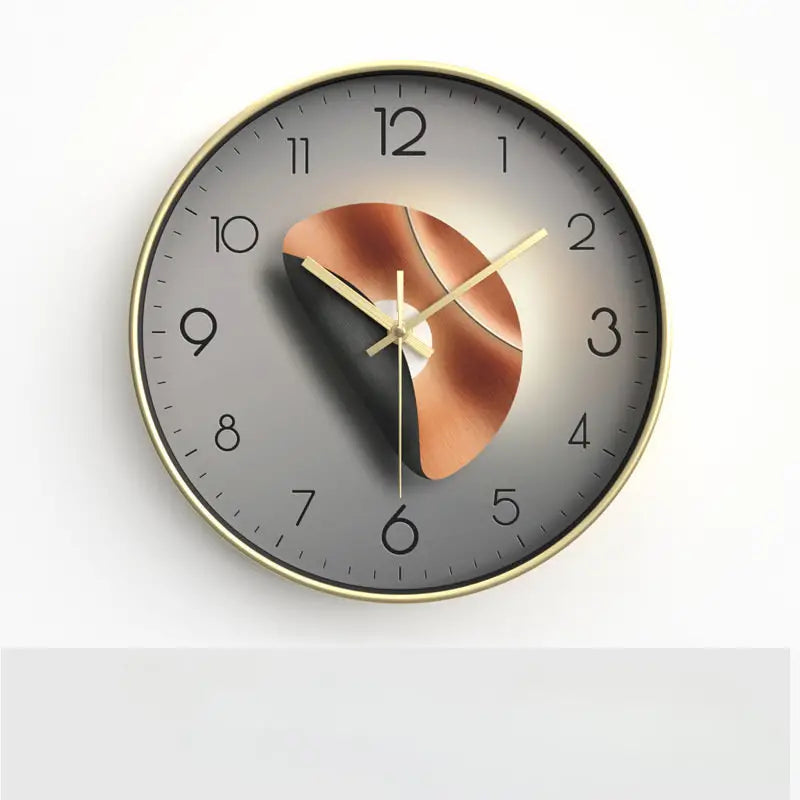 Large Modern Wall Clock with Silent Quartz Movement – Elegant Design for Kitchen and Living Spaces