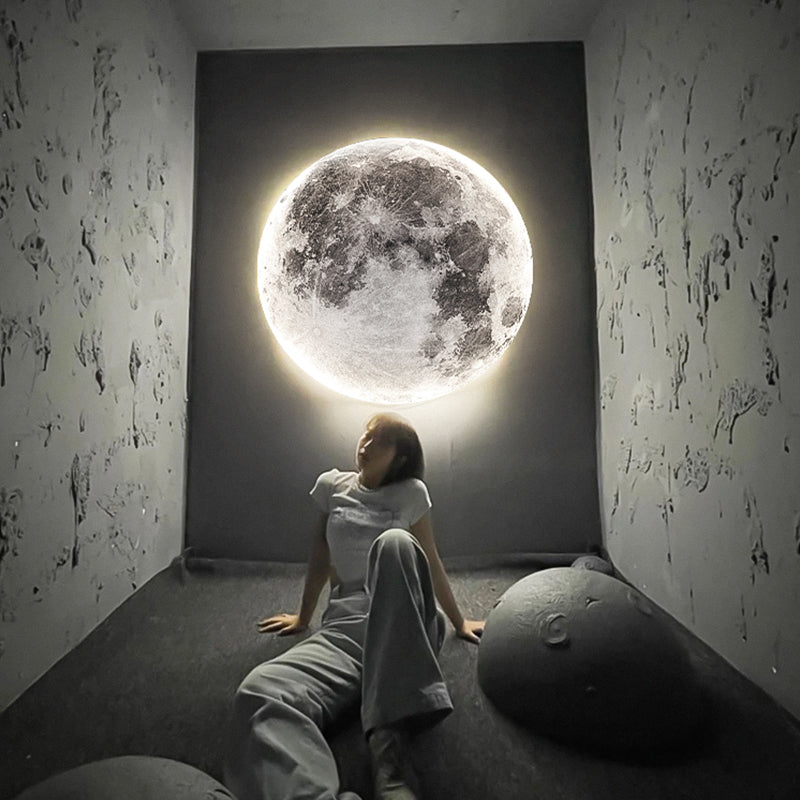 Moon LED Wall Light – Modern Wall Lamp for Bedroom, Living Room, and Hallway