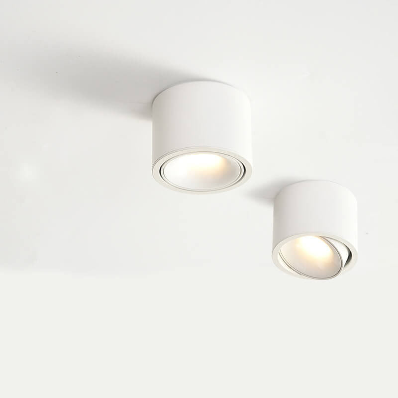 Modern Adjustable LED Flush Mount Ceiling Light Fixture – Minimalist Round Design for Contemporary Spaces