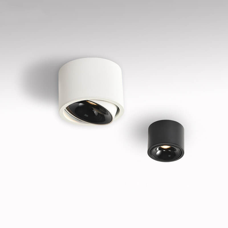 Modern Adjustable LED Flush Mount Ceiling Light Fixture – Minimalist Round Design for Contemporary Spaces
