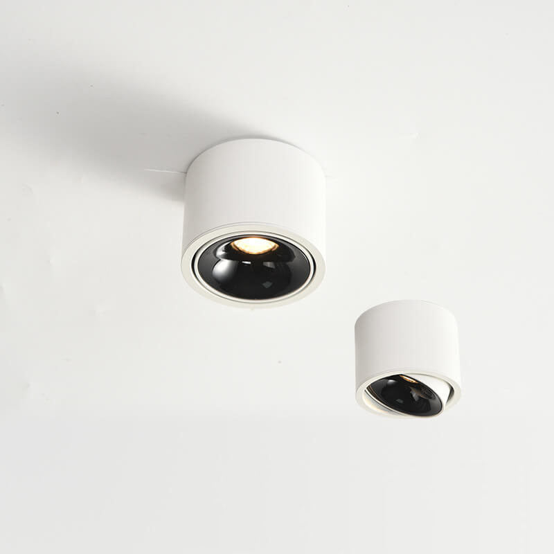 Modern Adjustable LED Flush Mount Ceiling Light Fixture – Minimalist Round Design for Contemporary Spaces