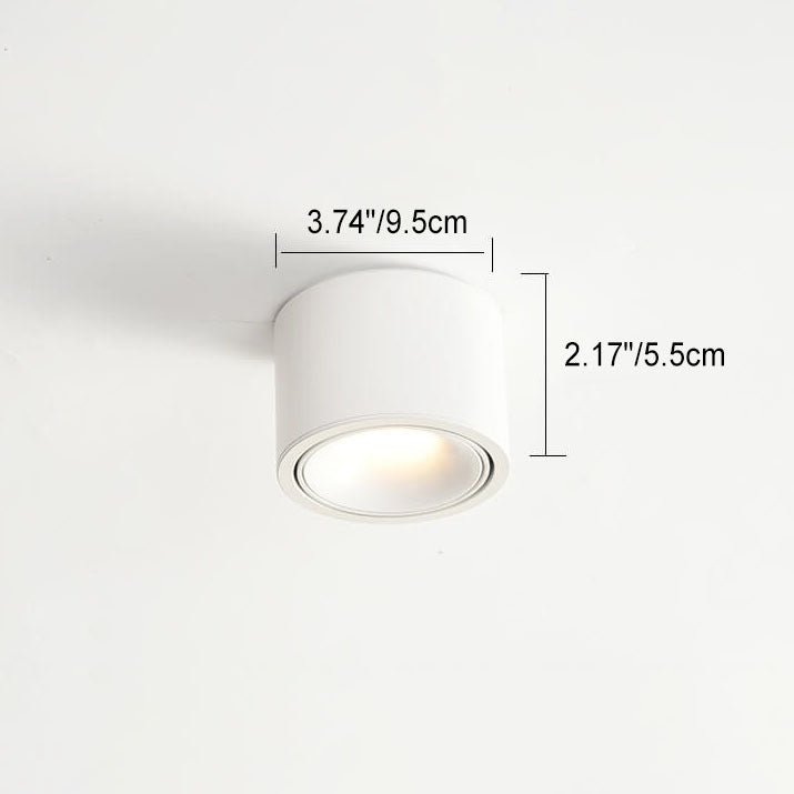 Modern Adjustable LED Flush Mount Ceiling Light Fixture – Minimalist Round Design for Contemporary Spaces
