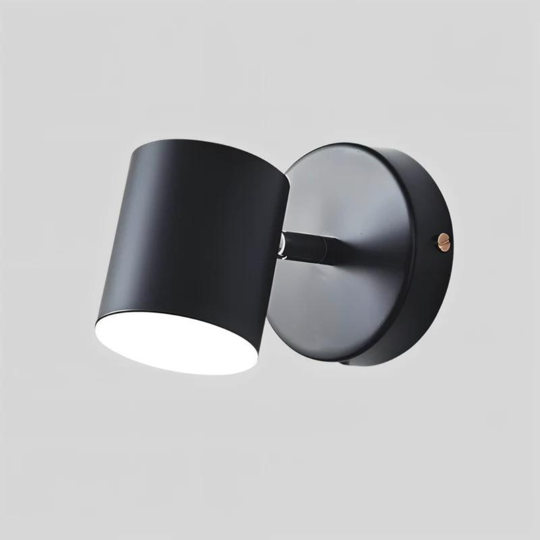 Modern Adjustable LED Wall Spotlight – Energy-Efficient Lighting in Gold or Black Finish