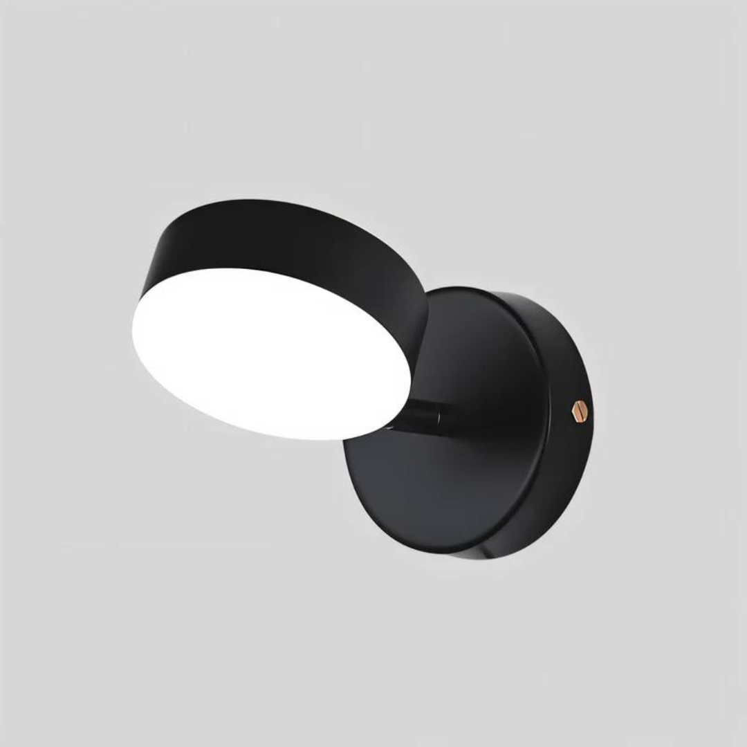 Modern Adjustable LED Wall Spotlight – Energy-Efficient Lighting in Gold or Black Finish