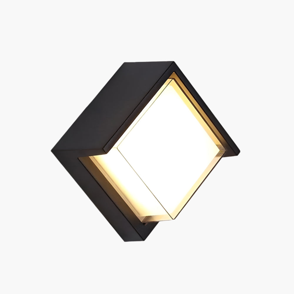 Modern Aluminum Outdoor Wall Light with Motion Sensor