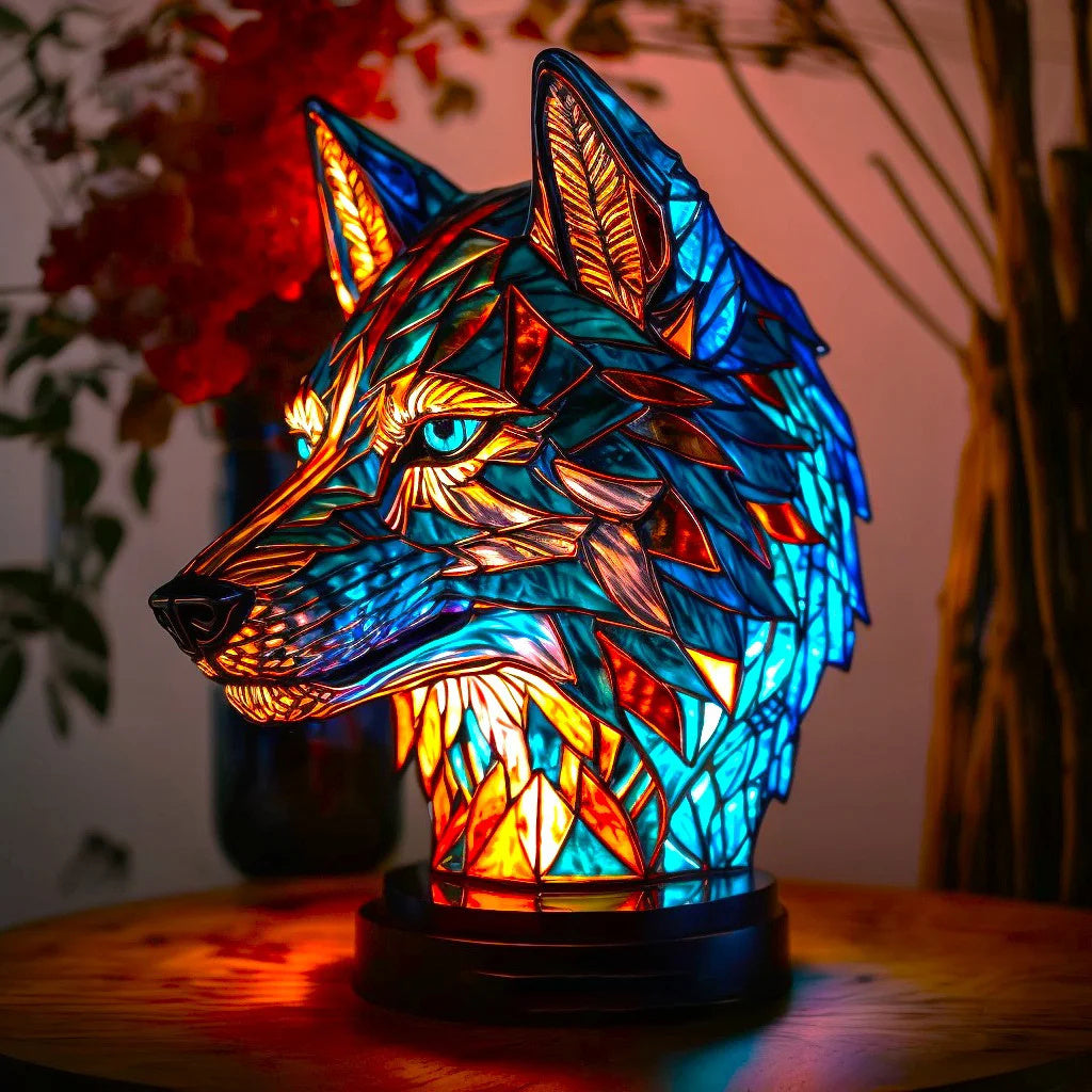 Modern Bedside Lamp with Warm Ambient Light – Contemporary Metal and Glass Nightstand Table Lamp for Bedroom