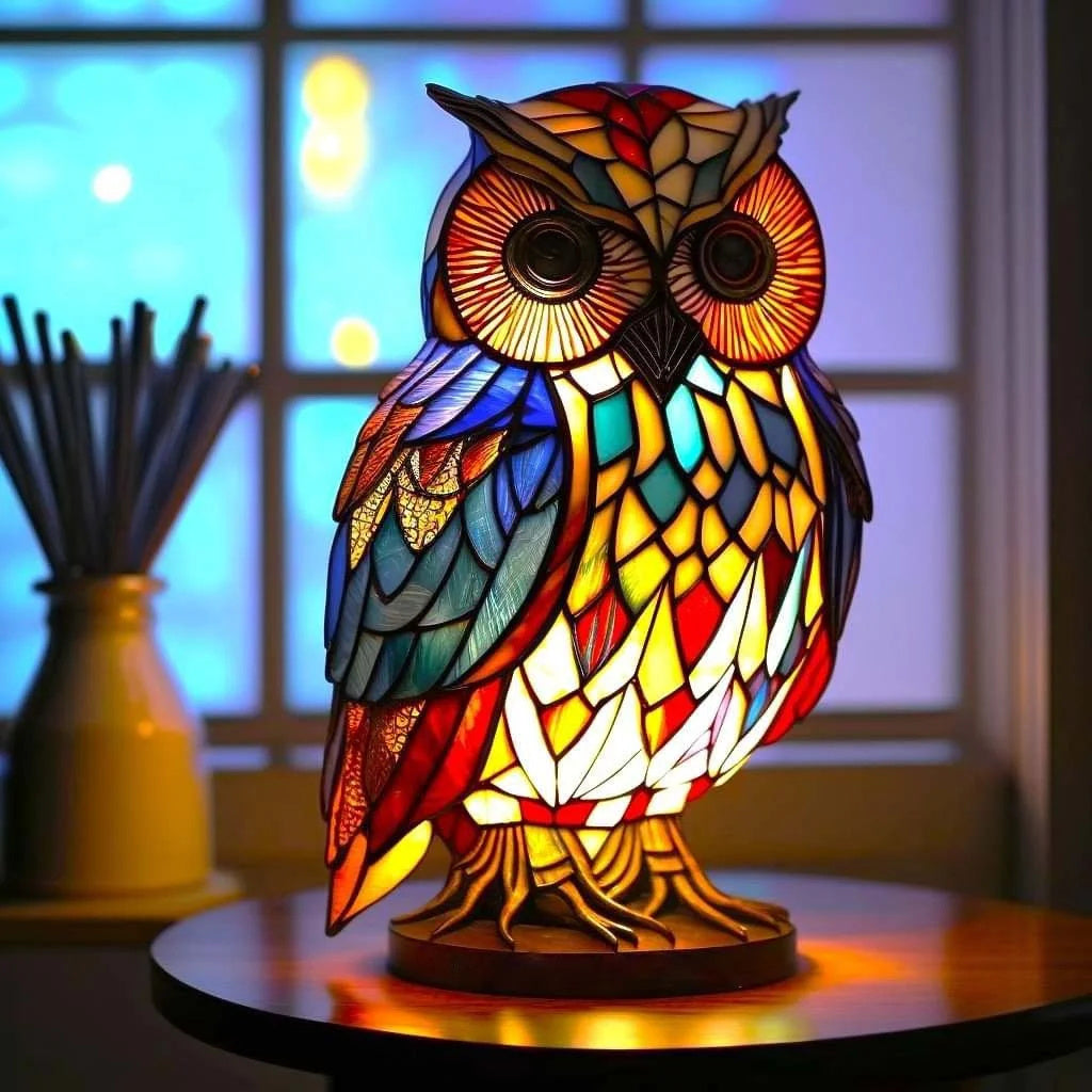 Modern Bedside Lamp with Warm Ambient Light – Contemporary Metal and Glass Nightstand Table Lamp for Bedroom