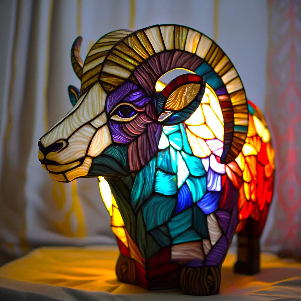 Modern Bedside Lamp with Warm Ambient Light – Contemporary Metal and Glass Nightstand Table Lamp for Bedroom