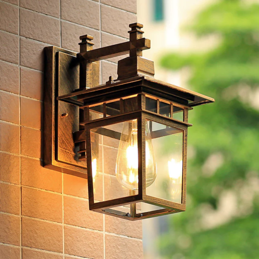 Modern Black Outdoor Wall Light - Up and Down LED Exterior Wall Lights for Stylish Illumination