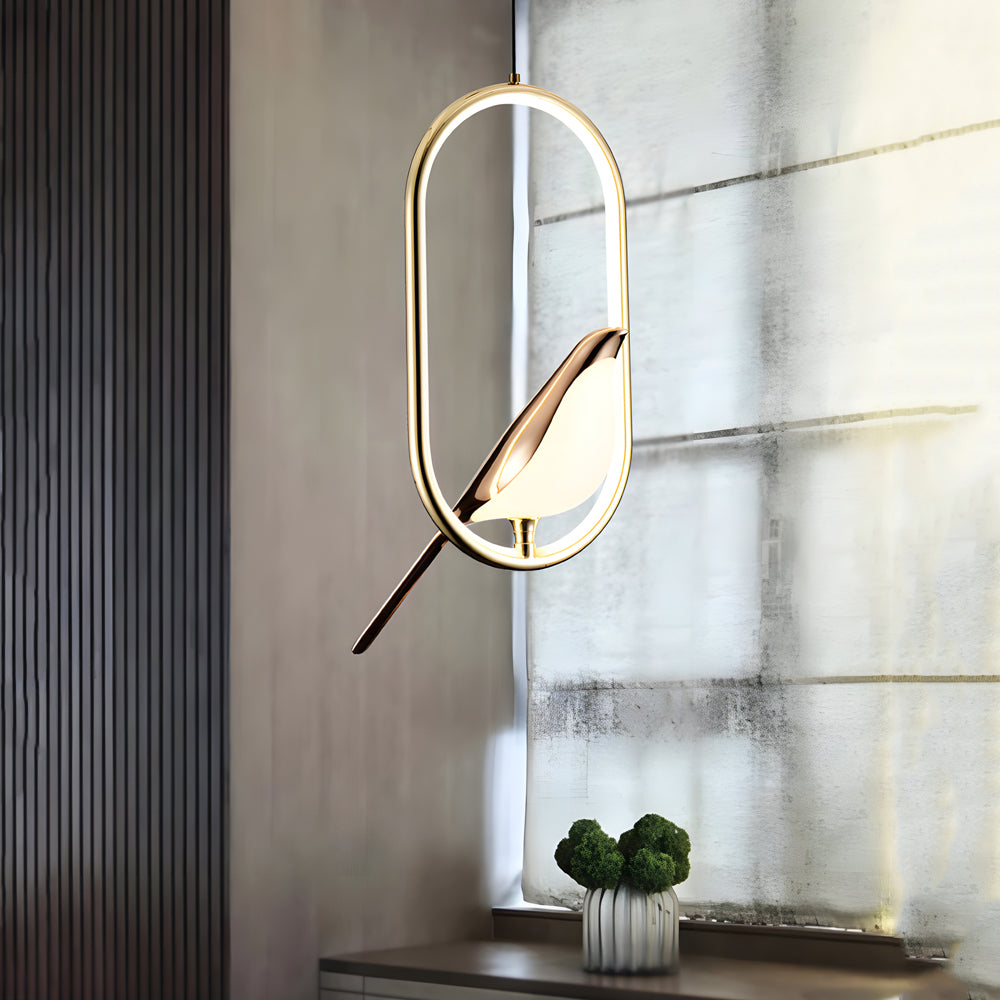 Modern Dimmable Pendant Light with Adjustable LED and Remote Control – Sleek Aluminum Design