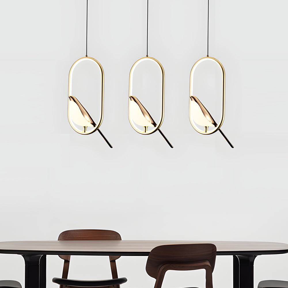 Modern Dimmable Pendant Light with Adjustable LED and Remote Control – Sleek Aluminum Design