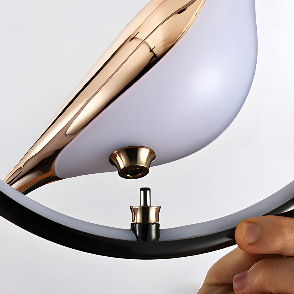 Modern Dimmable Pendant Light with Adjustable LED and Remote Control – Sleek Aluminum Design