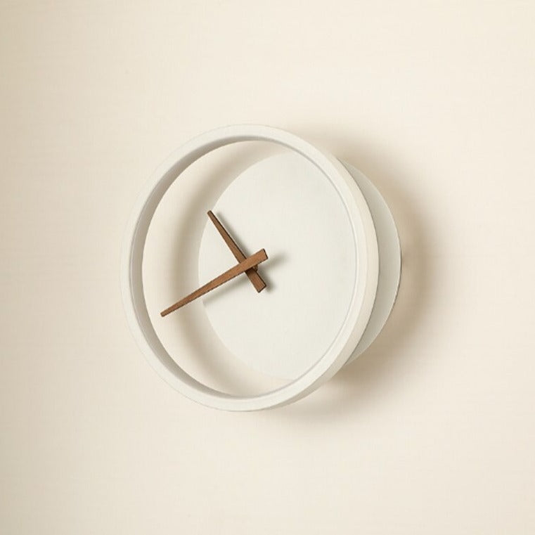 Modern LED Wall Clock in Black or White – Stylish Decorative Timepiece for Home