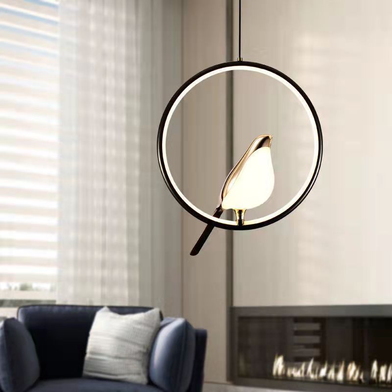 Unique Bird Motif Hanging Light