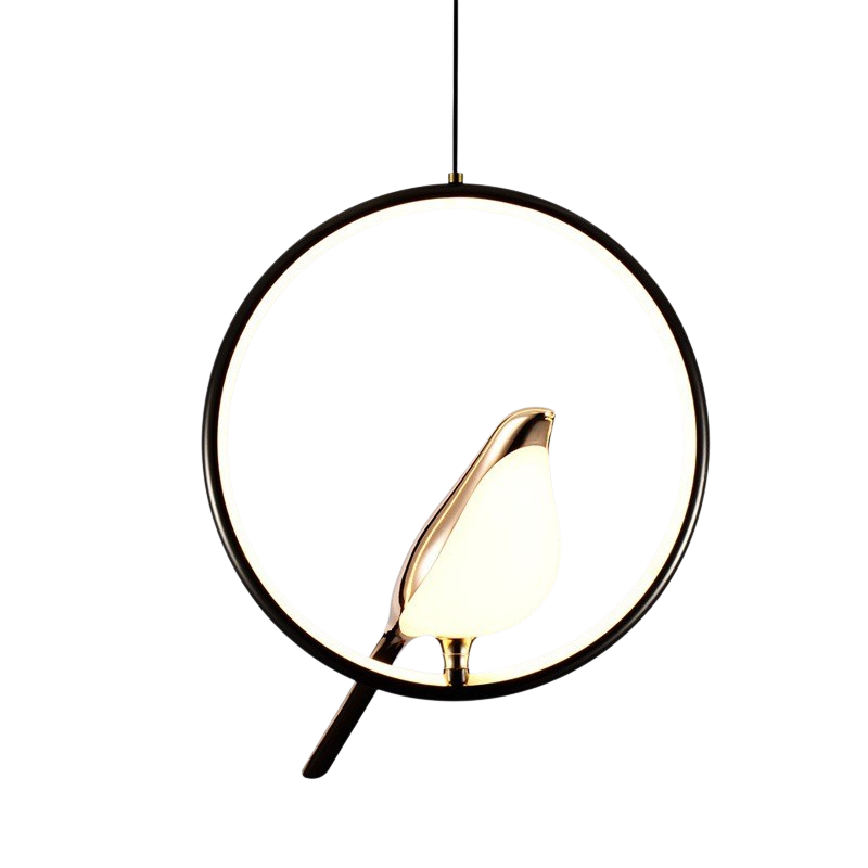 Unique Bird Motif Hanging Light