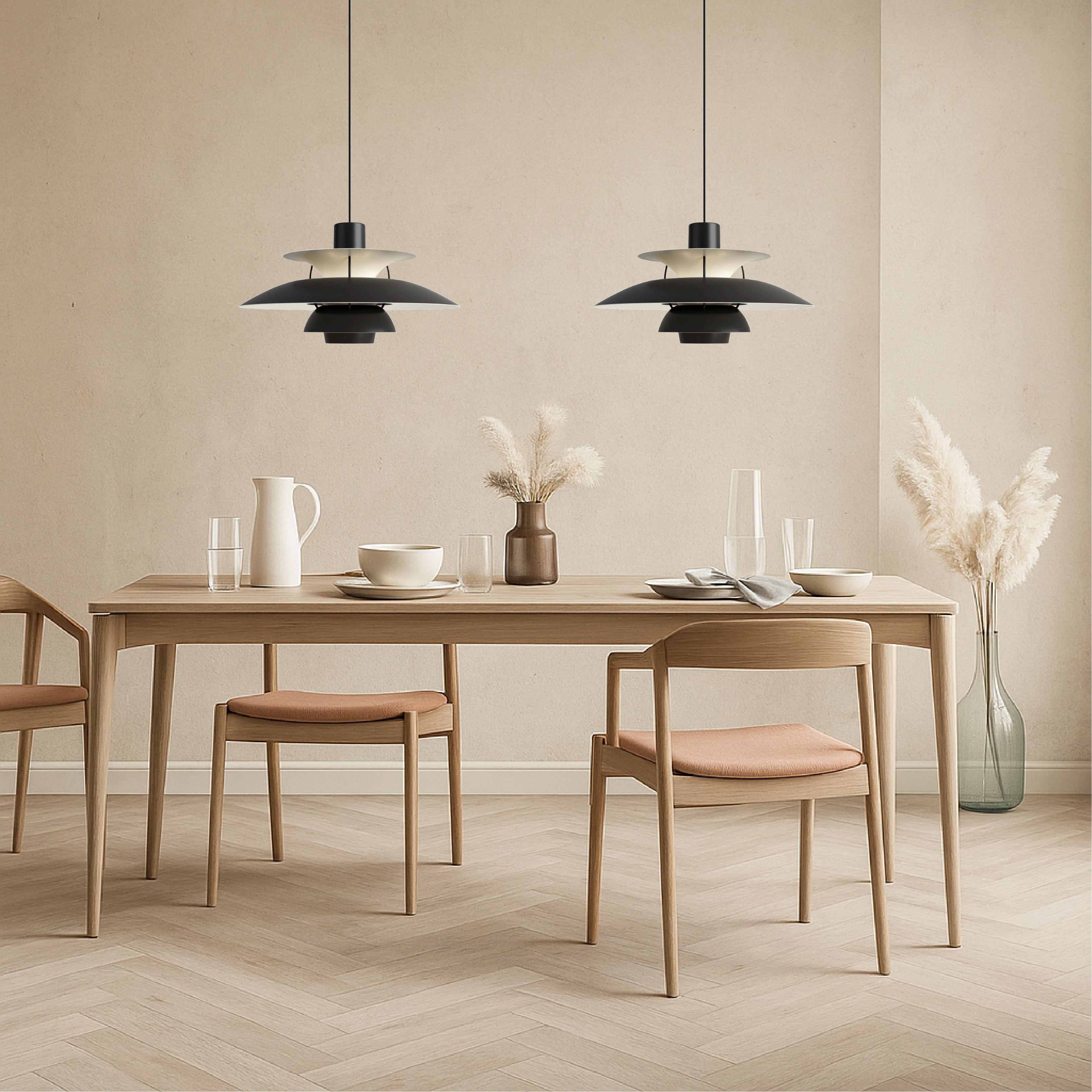 Elegant Aluminum Pendant Lamp