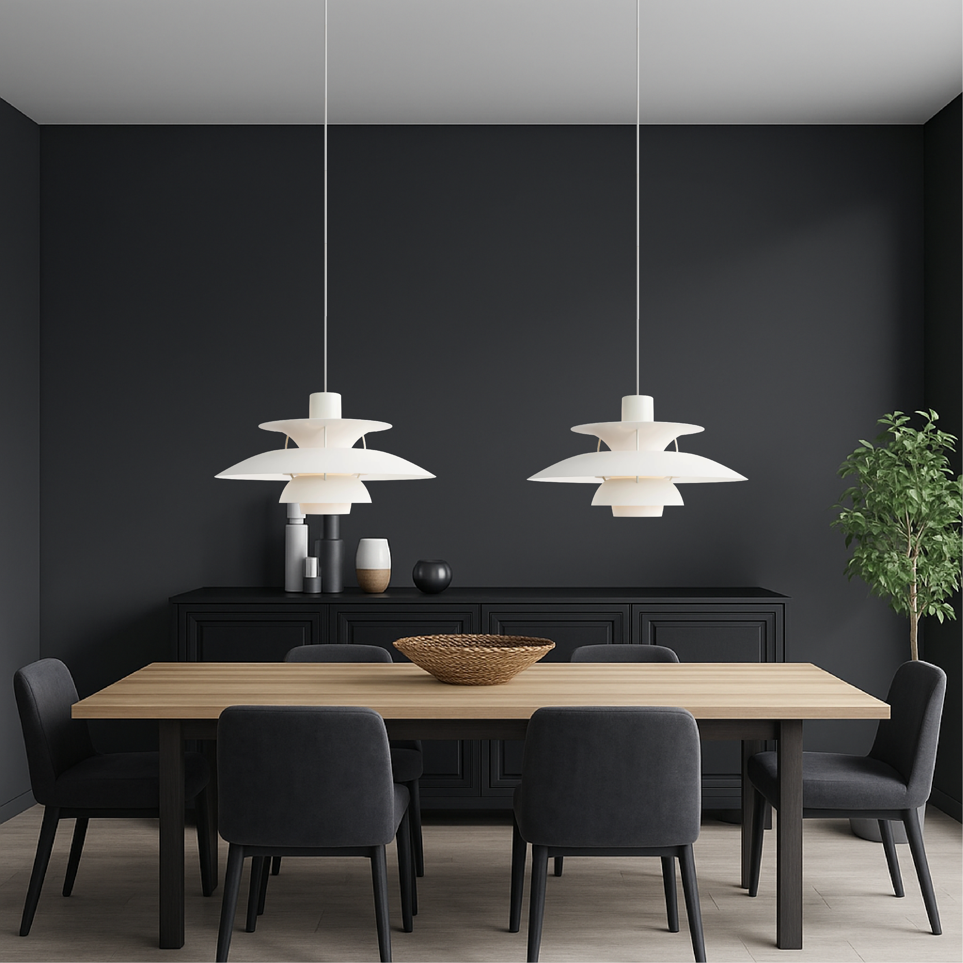 Elegant Aluminum Pendant Lamp