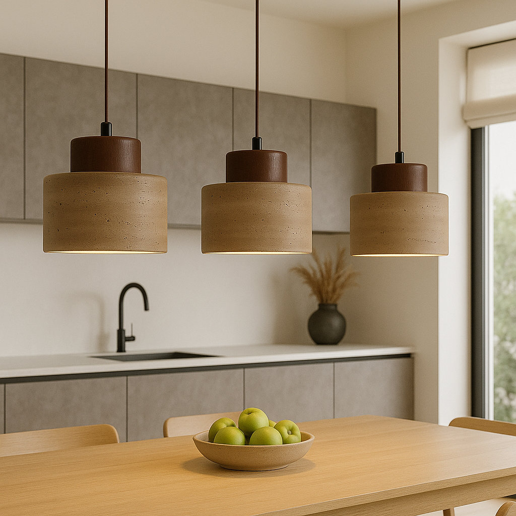 Travertine Pendant Light for Home