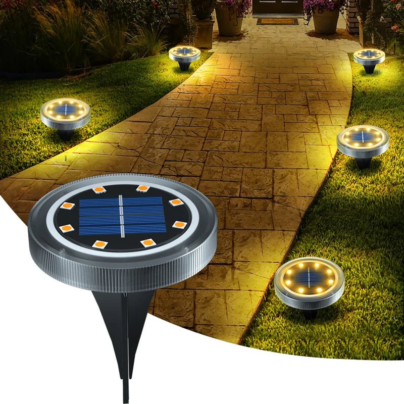 Modern Solar Garden Lamps – Eco-Friendly LED Lights with Weatherproof Design