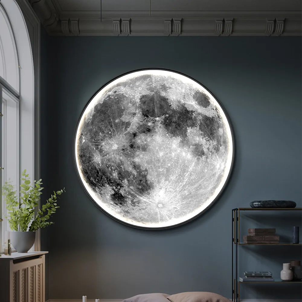 LunaLux - LED moon wall light lamp
