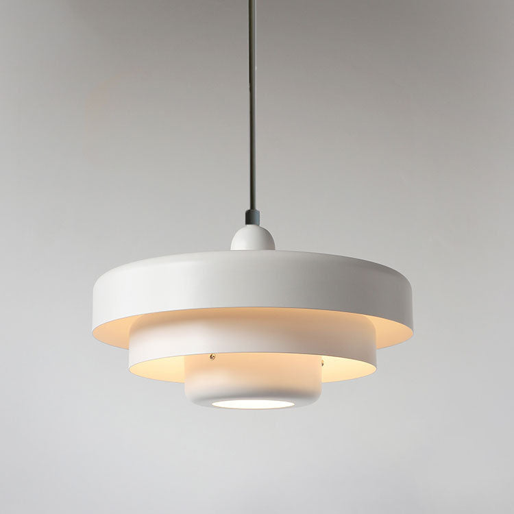 Multi-Layered Metal Pendant Light – 21 cm Nordic-Inspired Kitchen Pendant Lighting for Modern and Vintage Decor