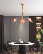 Murano-Glas-Blumen-Kronleuchter