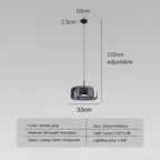 ClearAura - Minimalist glass lamp