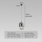 ClearAura - Minimalist glass lamp