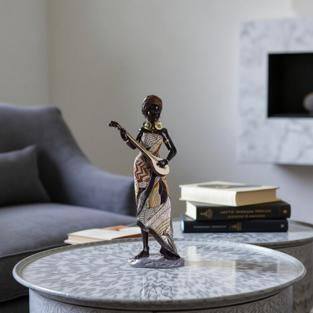 Opertsa - African Musicians Statue Set - Decorative Sculptures