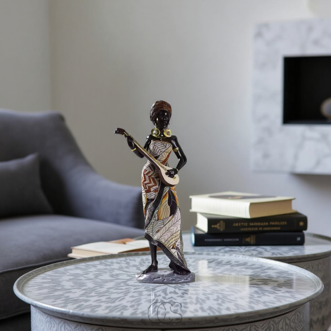 Opertsa - African Musicians Statue Set - Decorative Sculptures