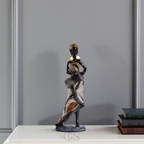 Opertsa - African Musicians Statue Set - Decorative Sculptures