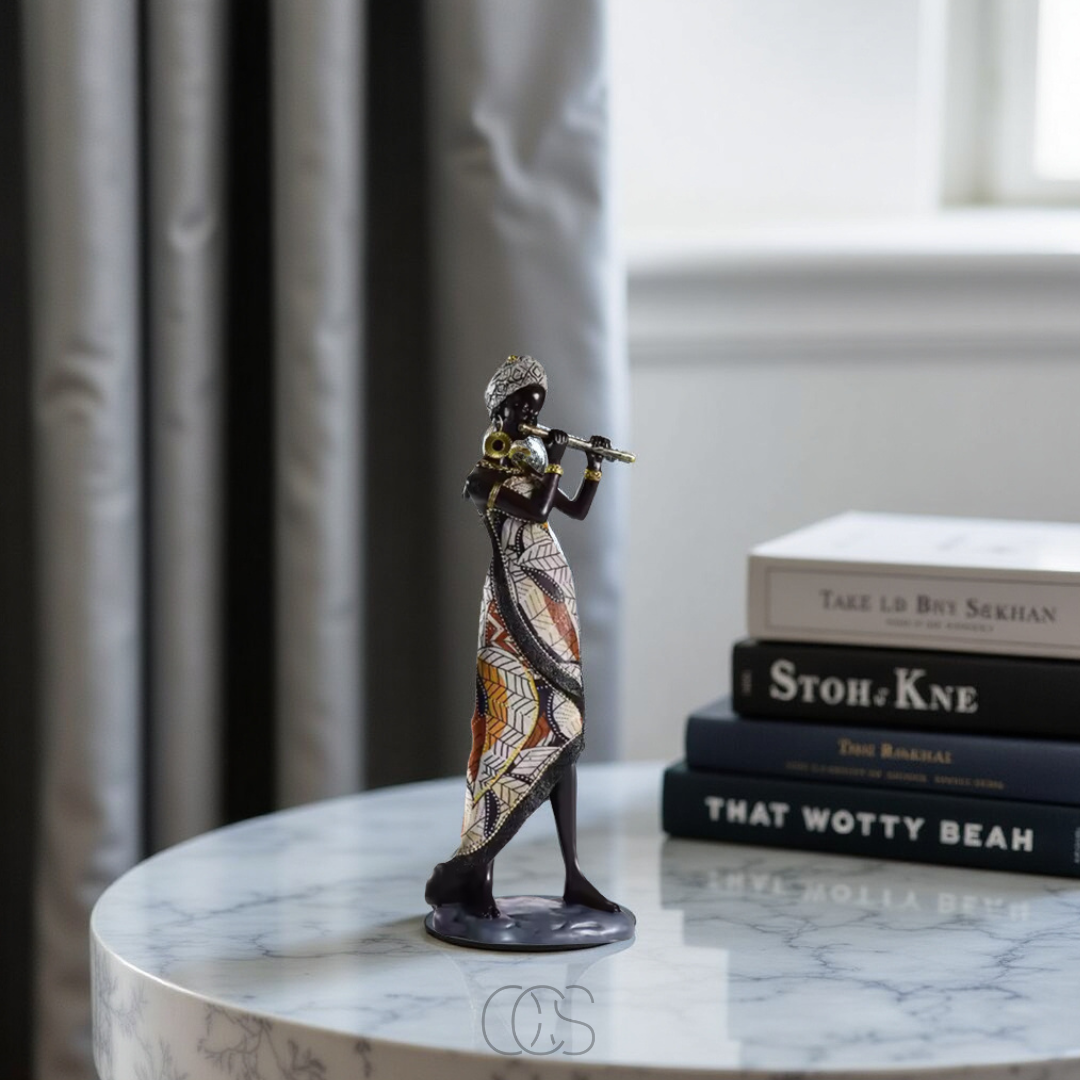 Opertsa - African Musicians Statue Set - Decorative Sculptures