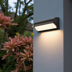Opertsa - Black LED Outdoor Wall Light
