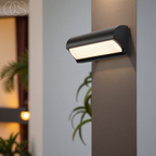 Opertsa - Black LED Outdoor Wall Light