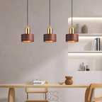 Opertsa - Design pendant lamp with gold accent