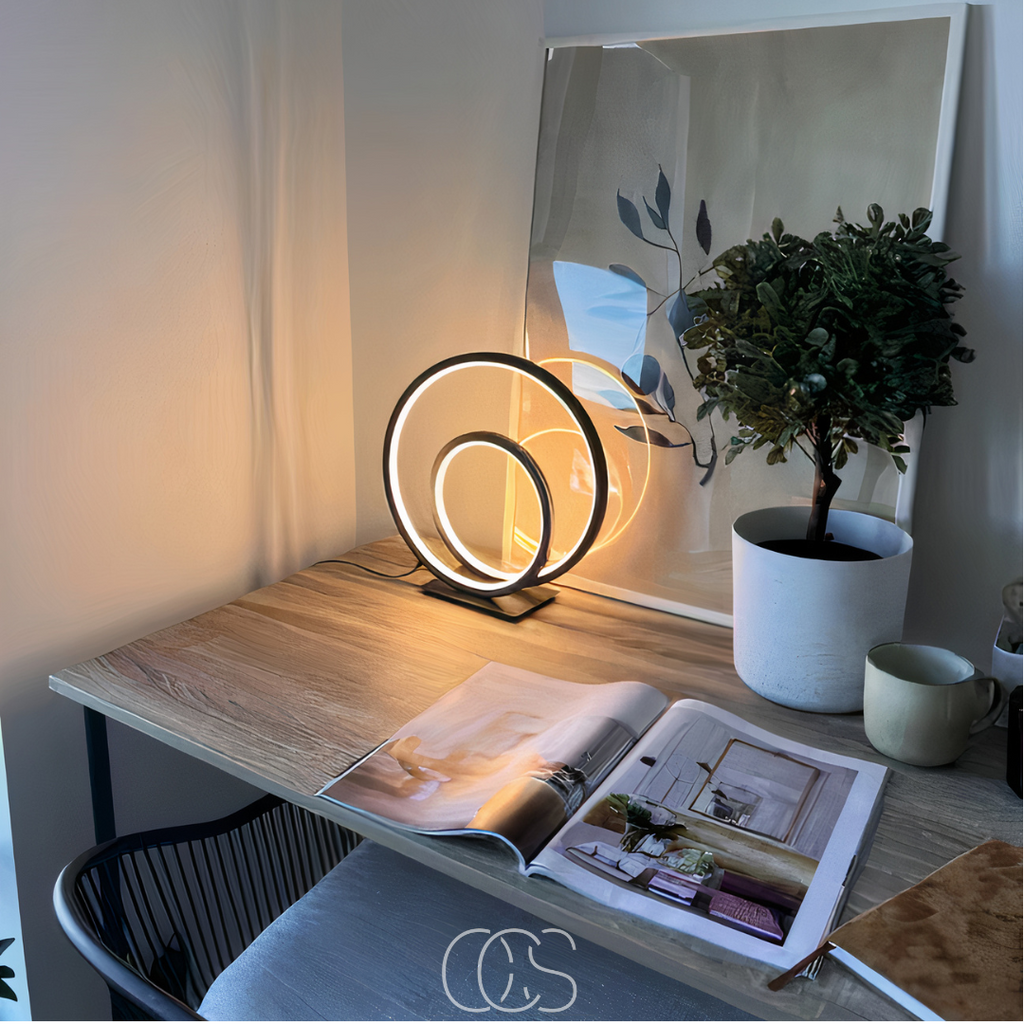 Opertsa - LED Table Lamp Double Ring