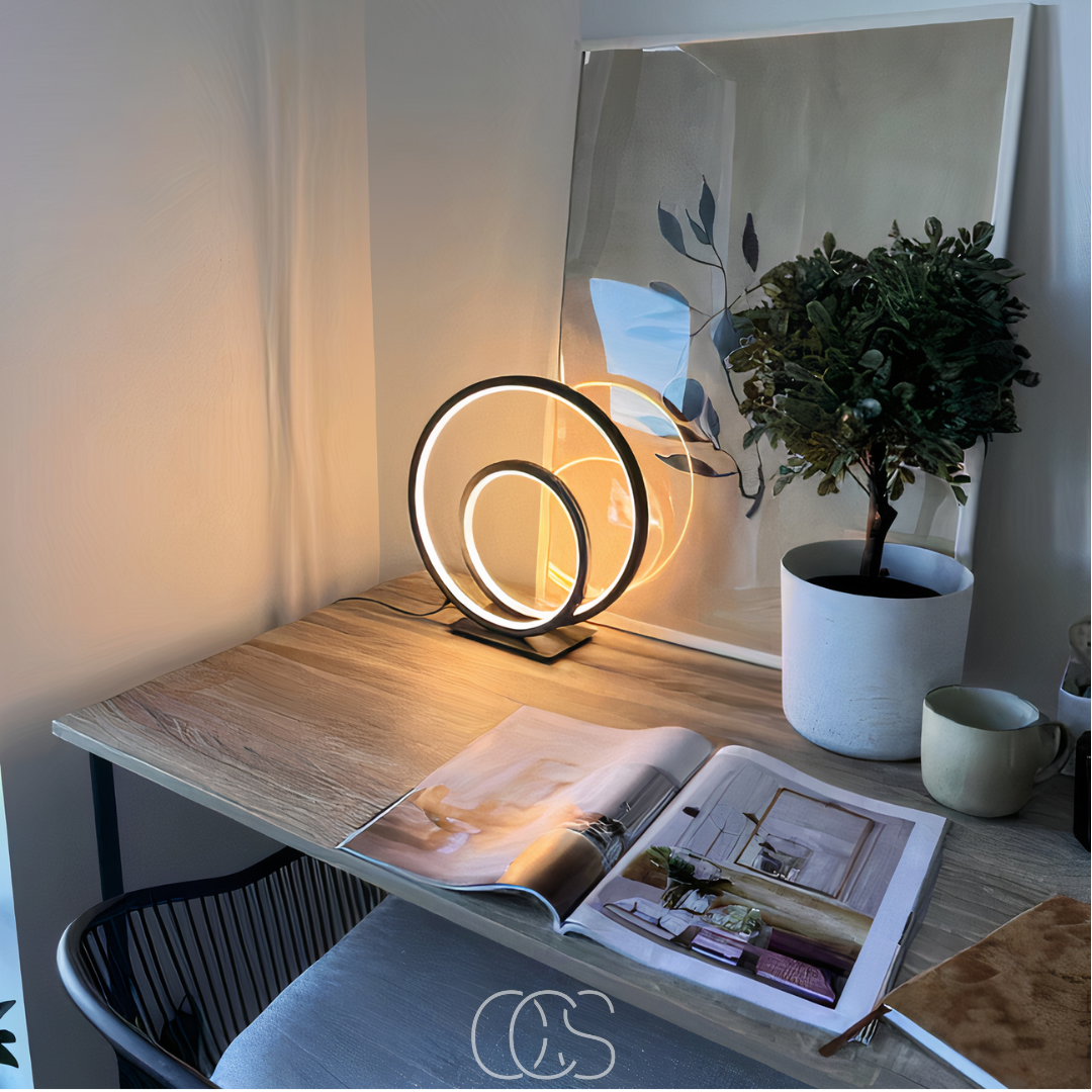 Opertsa - LED Table Lamp Double Ring