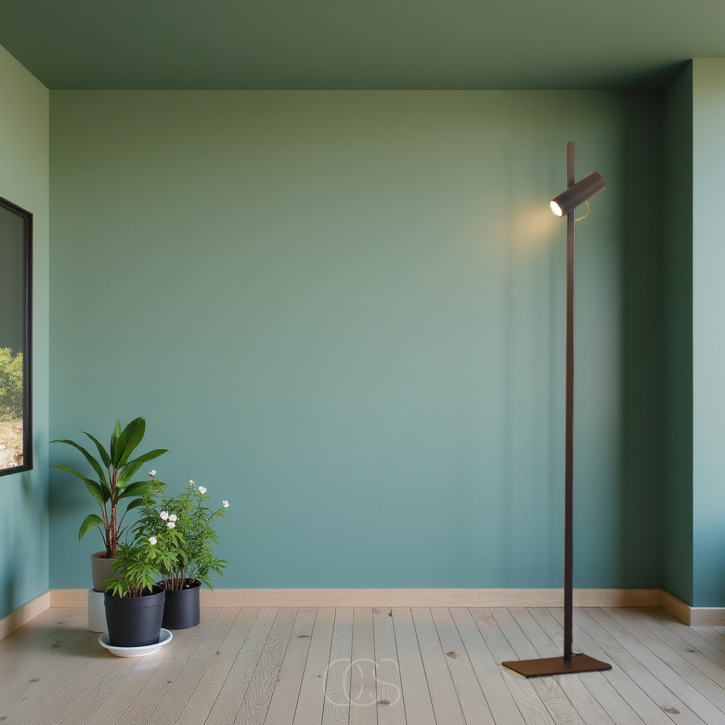 Opertsa - lampe sur pied LED avec spot - lampe de lecture