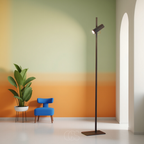 Opertsa - lampe sur pied LED avec spot - lampe de lecture